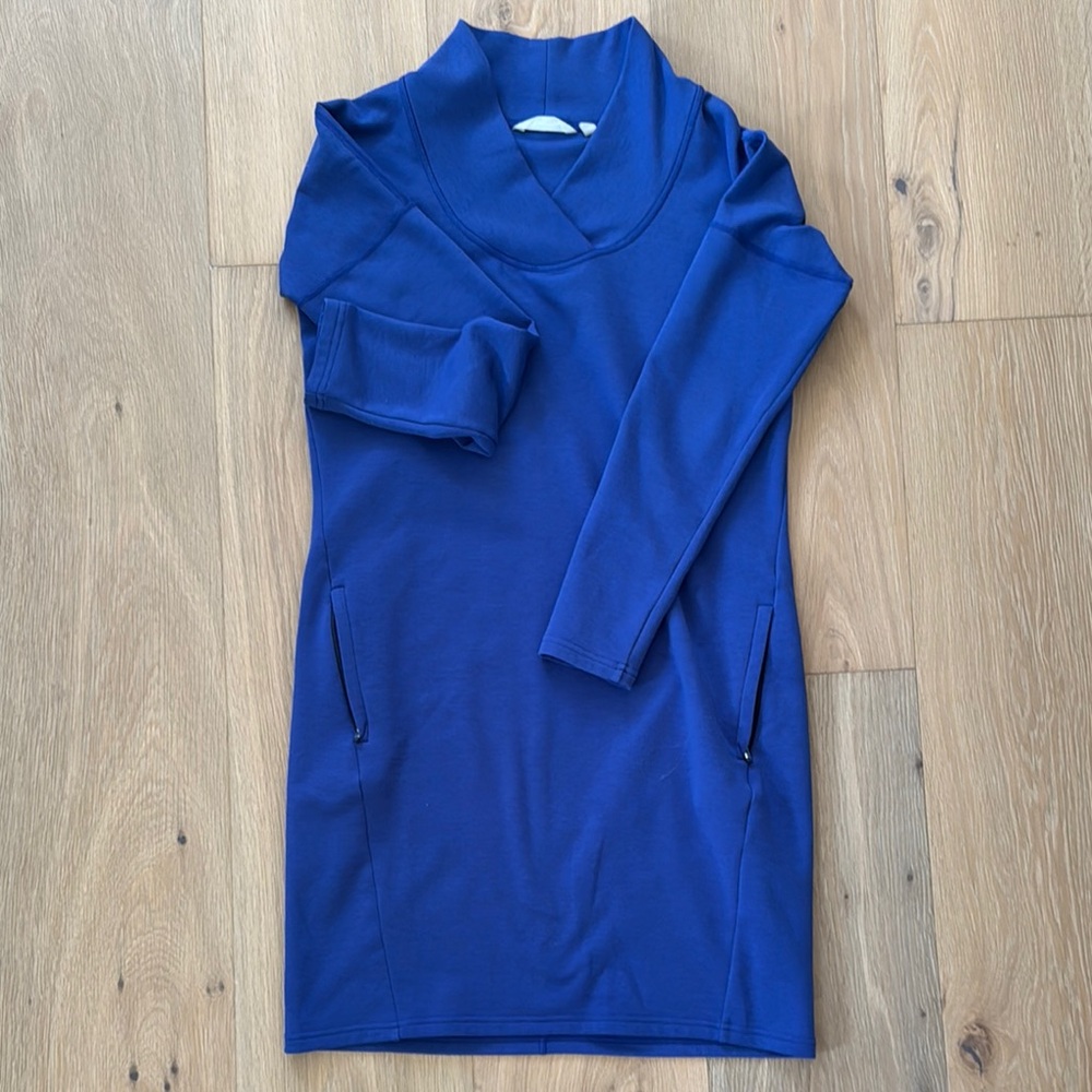 Athleta Blue Midi Dress